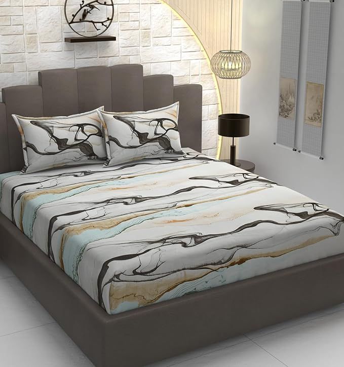 TIB Elastic Fitted Bedsheet Double Bed