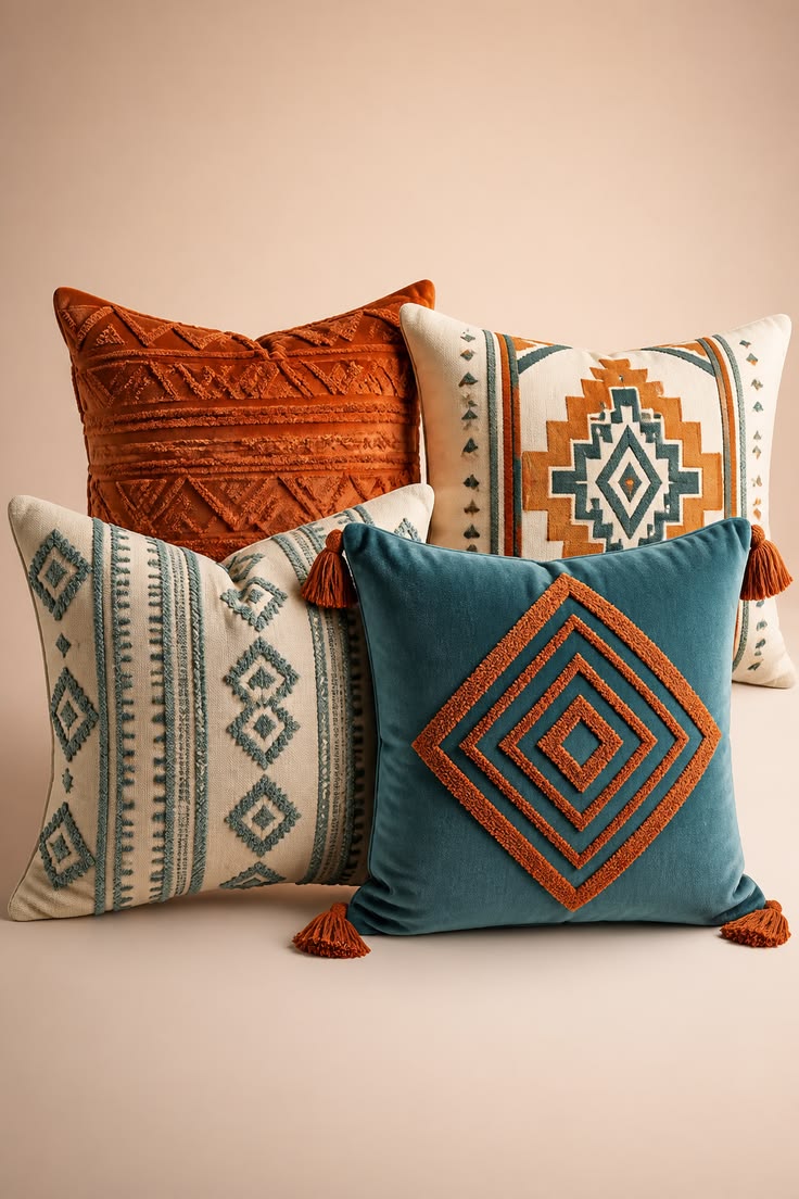 Boho Velvet Pillow Covers