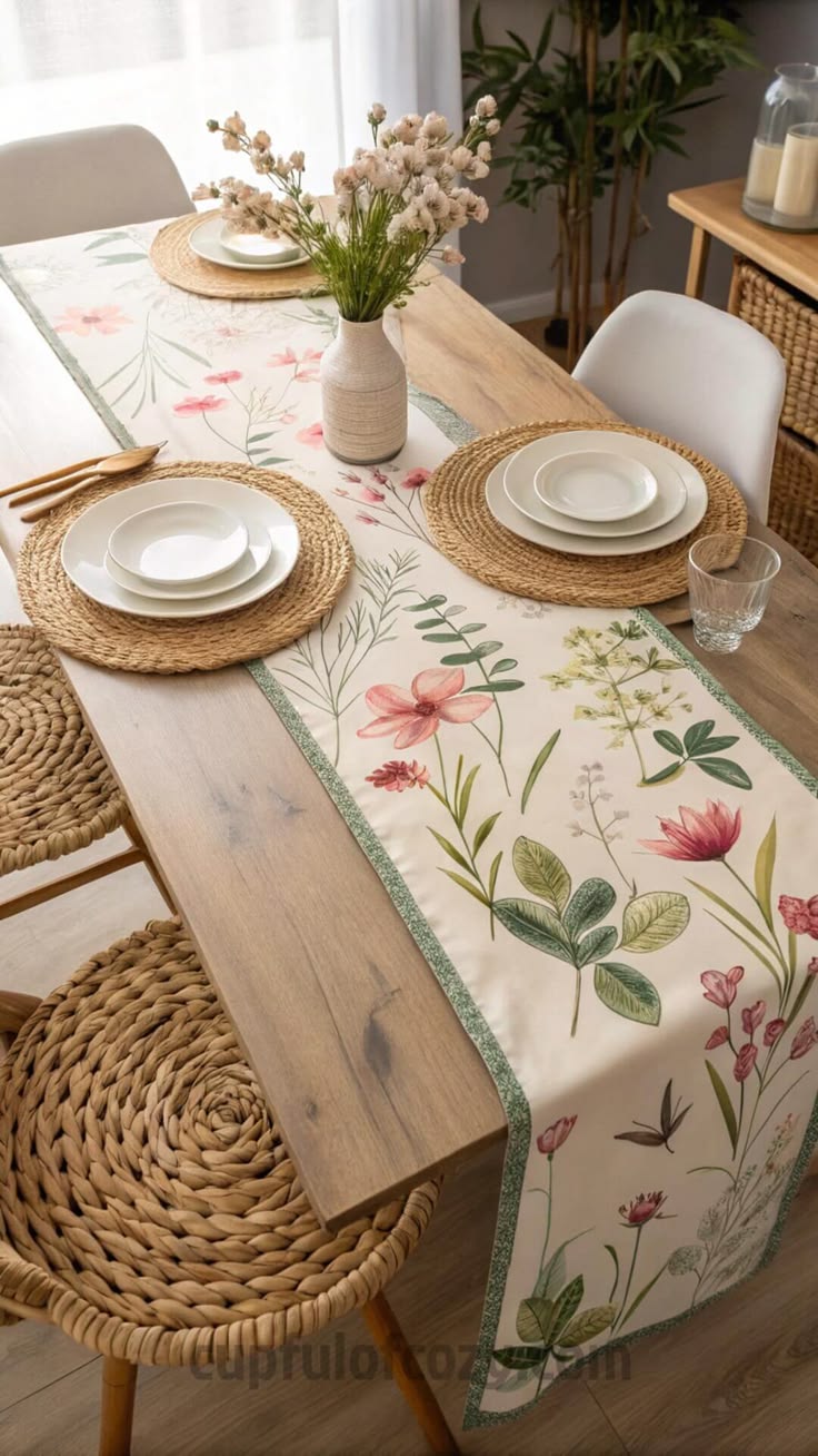 Spring Table Runner