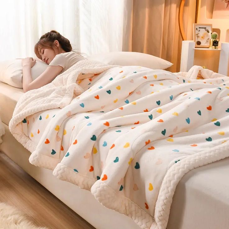 Soft Love AOP Blanket
