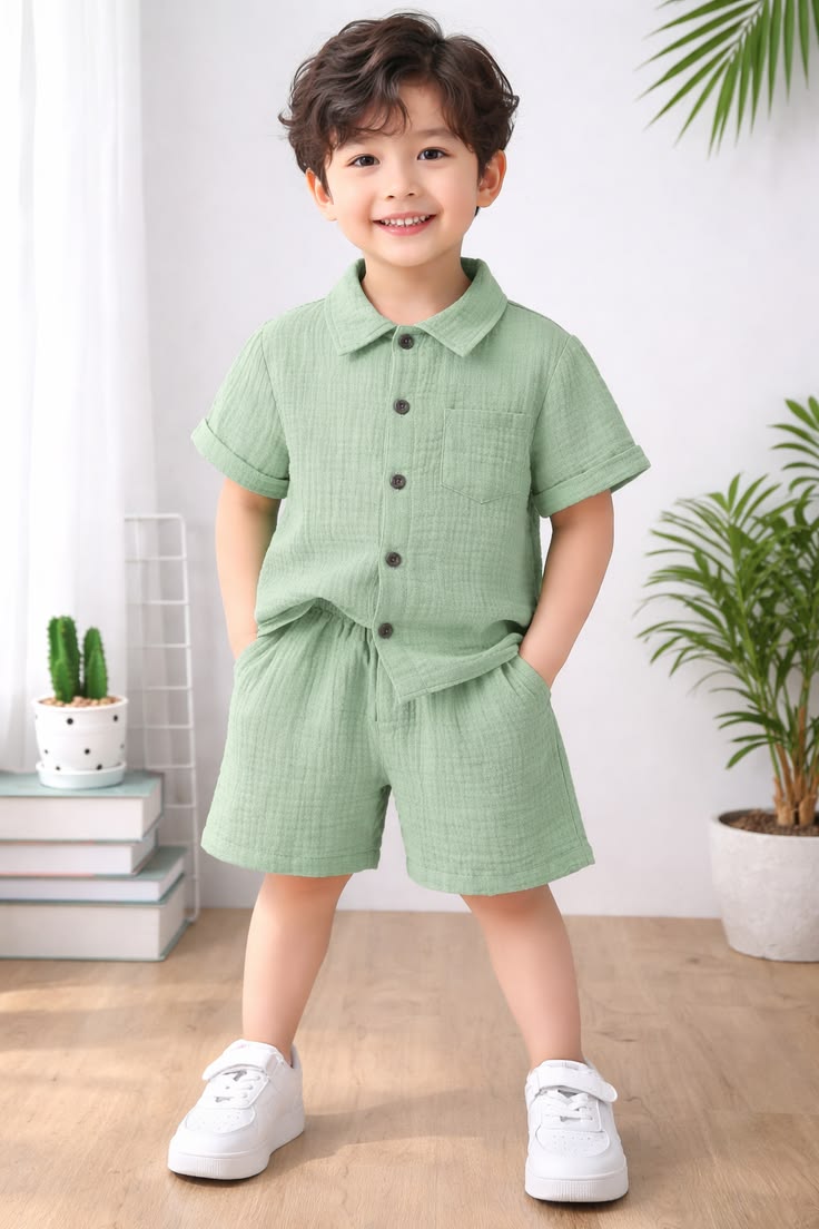 Kids Woven Shirt - Style 5