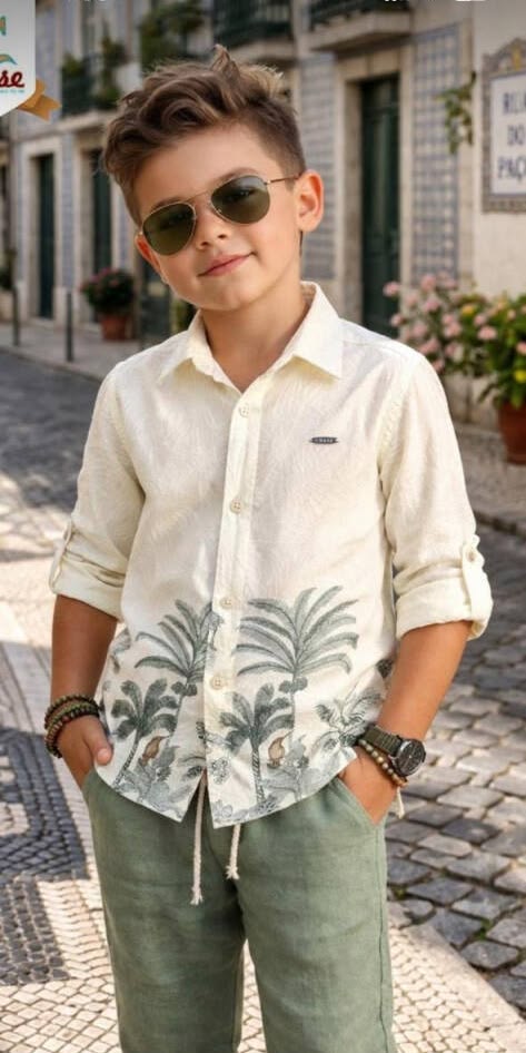 Kids Woven Shirt - Style 6